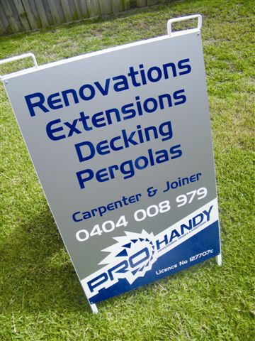 A Frames Signage by Signature Graphix